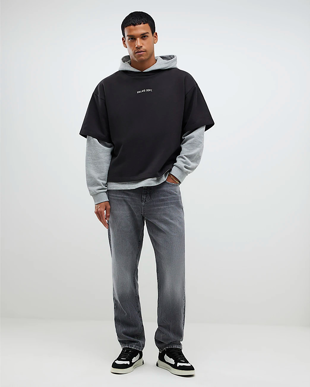 Grey Loose Fit Jeans